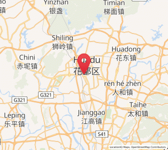 Map of Xinhua, Guangdong