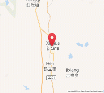 Map of Xinhua, Heilongjiang