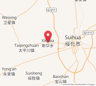 Map of Xinhua, Heilongjiang