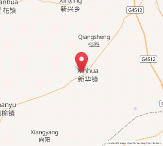 Map of Xinhua, Jilin