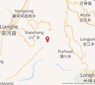 Map of Xinhua, Yunnan