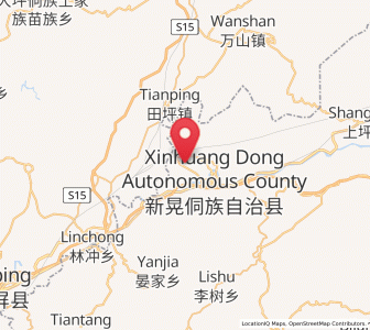 Map of Xinhuang, Hunan