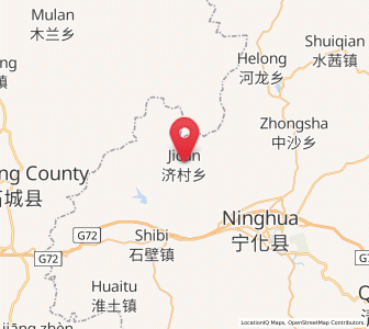 Map of Xinji, Fujian