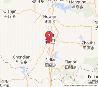Map of Xinji, Henan