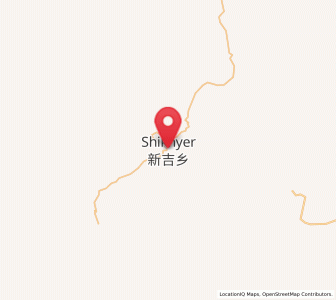 Map of Xinji, Tibet
