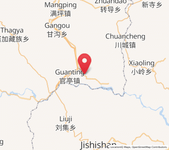 Map of Xinjia, Qinghai