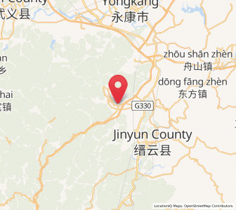 Map of Xinjian, Zhejiang