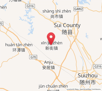 Map of Xinjie, Hubei