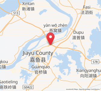 Map of Xinjie, Hubei