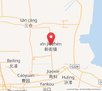 Map of Xinjie, Jiangsu