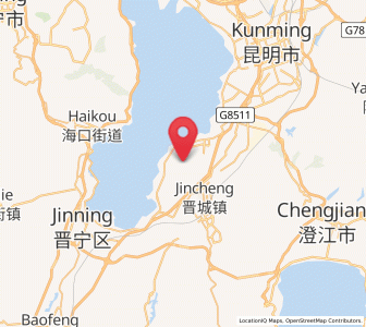 Map of Xinjie, Yunnan