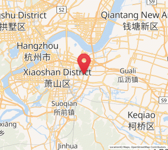 Map of Xinjie, Zhejiang