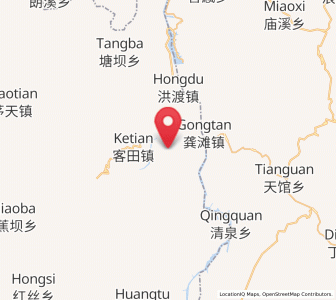 Map of Xinjing, Guizhou