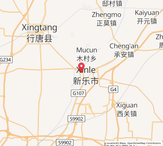 Map of Xinle, Hebei