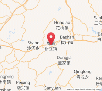 Map of Xinli, Chongqing