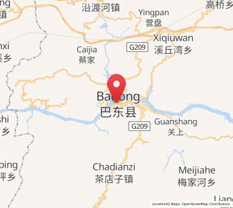 Map of Xinling, Hubei
