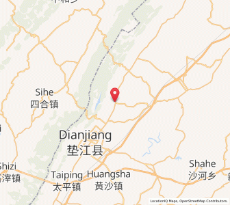 Map of Xinmin, Chongqing