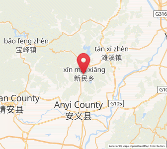 Map of Xinminxiang, Jiangxi