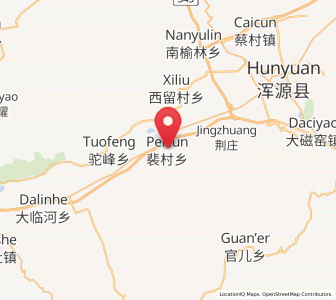 Map of Xinpeicun, Shanxi