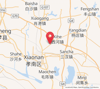 Map of Xinpu, Hubei
