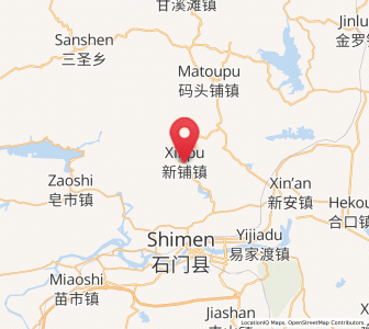 Map of Xinpu, Hunan