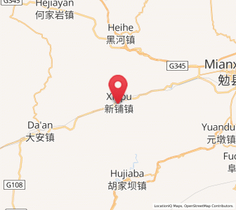 Map of Xinpu, Shaanxi