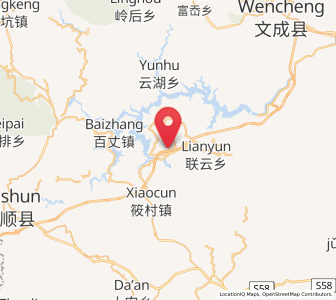 Map of Xinpu, Zhejiang