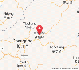 Map of Xinqiao, Fujian