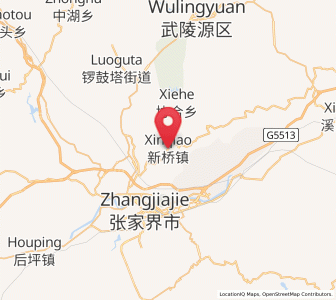 Map of Xinqiao, Hunan