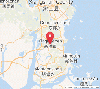 Map of Xinqiao, Zhejiang