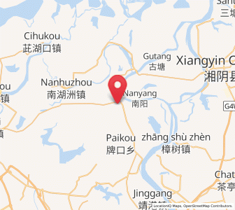Map of Xinquansi, Hunan