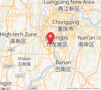 Map of Xinshancun, Chongqing