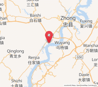Map of Xinsheng, Chongqing