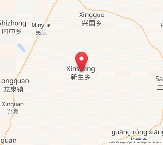 Map of Xinsheng, Heilongjiang