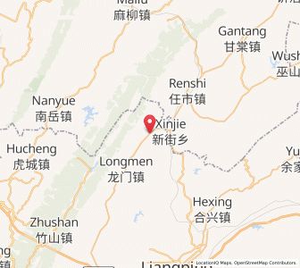Map of Xinsheng, Chongqing
