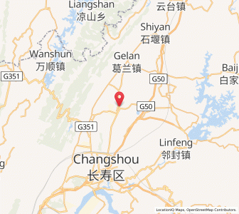 Map of Xinshi, Chongqing