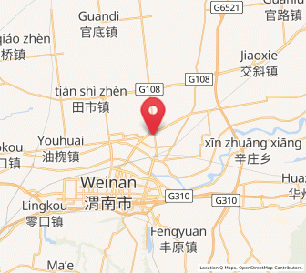 Map of Xinshi, Shaanxi