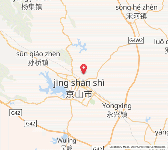 Map of Xinshi, Hubei