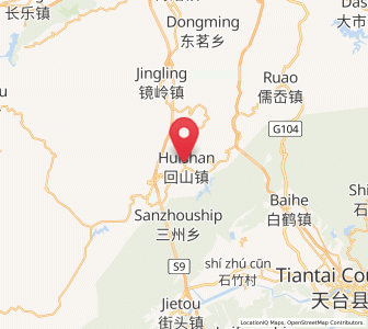 Map of Xinshichang, Zhejiang