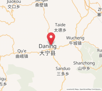 Map of Xinshui, Shanxi