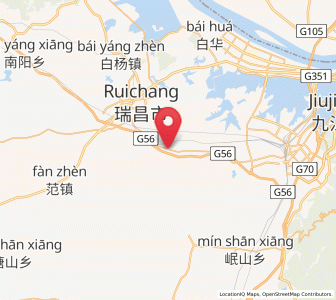 Map of Xintang, Jiangxi