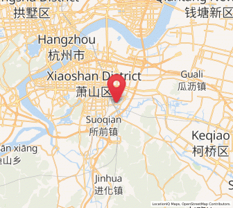 Map of Xintang, Zhejiang