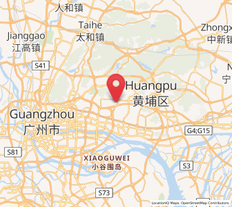 Map of Xintang, Guangdong
