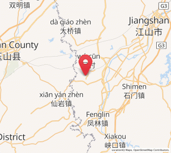 Map of Xintangbian, Zhejiang