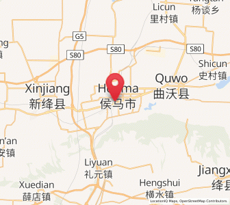 Map of Xintian, Shanxi