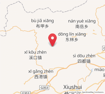 Map of Xinwan, Jiangxi