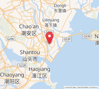 Map of Xinxi, Guangdong