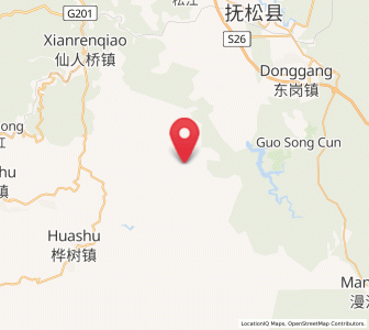 Map of Xinxigang, Jilin