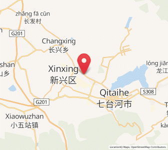 Map of Xinxing, Heilongjiang