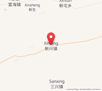 Map of Xinxing, Heilongjiang